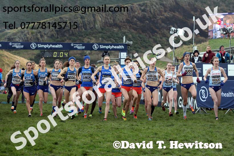 Simplyhealth Great Edinburgh XCountry women, 2018 Simplyhealth Great Edinburgh International XCountry. Photo: David T. Hewitson/Sports for All Pics